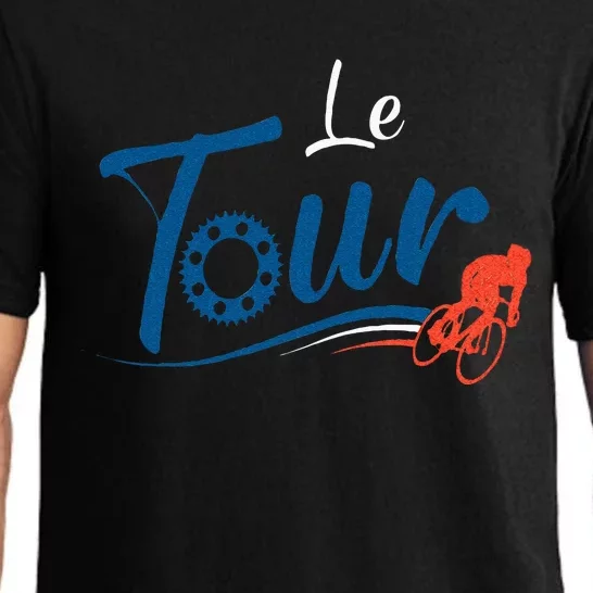 France Bicycle Or French Road Racing In Tour France Pajama Set