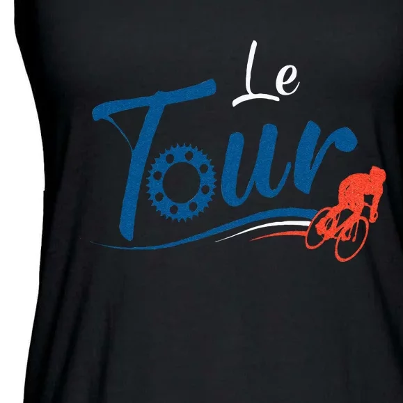 France Bicycle Or French Road Racing In Tour France Ladies Essential Flowy Tank