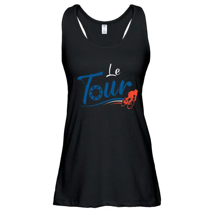 France Bicycle Or French Road Racing In Tour France Ladies Essential Flowy Tank