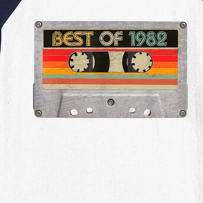 Funny Best Of 1982 Funny Gift 40th Birthday Cassette Tape Gift 1 Baseball Sleeve Shirt