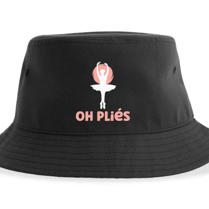 Funny Ballet Oh Pliés Oh Plies Sustainable Bucket Hat