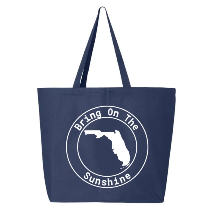 Florida Bring On The Sunshine Sun State Southern Design Gift 25L Jumbo Tote