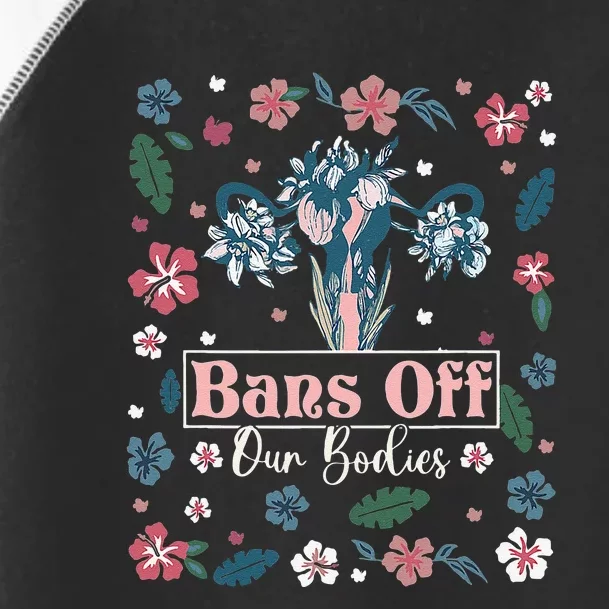 Flower Bans Off Our Bodies Female Choice Women Rights Toddler Fine Jersey T-Shirt