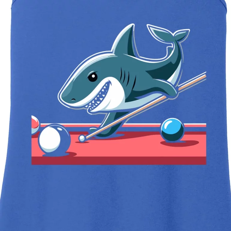 Funny Billiards Pool Shark Snooker Hall Joke Funny Gift Ladies Essential Tank