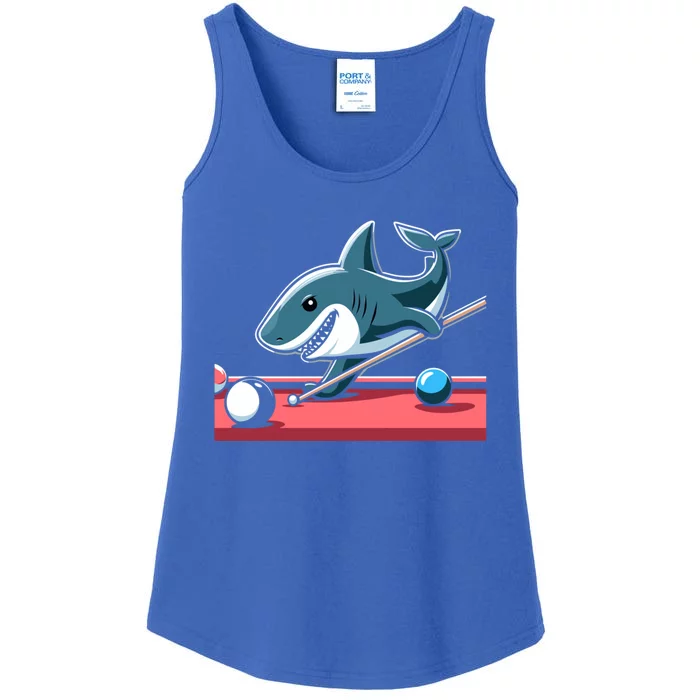 Funny Billiards Pool Shark Snooker Hall Joke Funny Gift Ladies Essential Tank