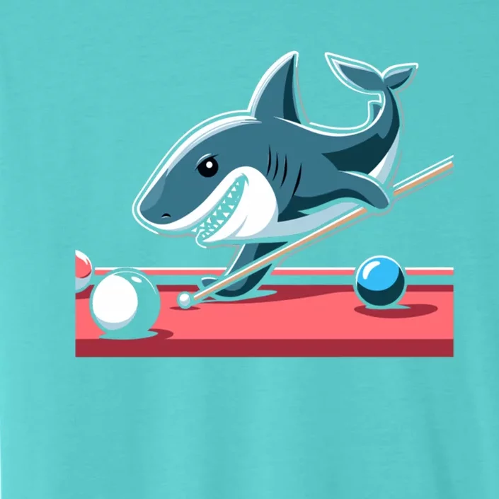 Funny Billiards Pool Shark Snooker Hall Joke Funny Gift ChromaSoft Performance T-Shirt