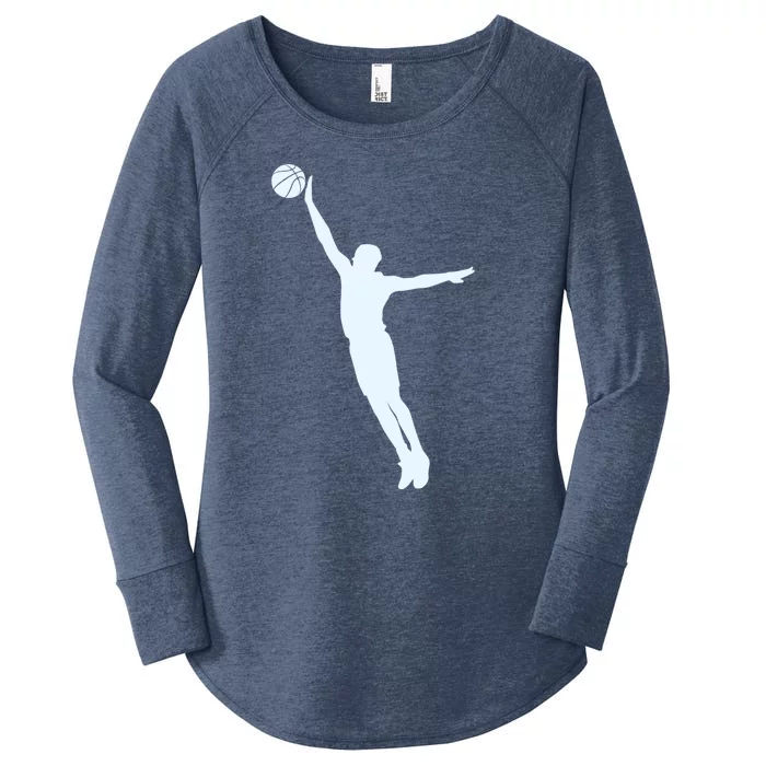 Flying Basketball Player Gift For Basketball Players And Fans Women's Perfect Tri Tunic Long Sleeve Shirt