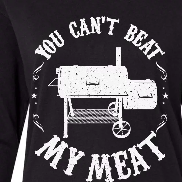 Funny Bbq Pit Reverse Flow Smoker Accessory Dad Grill Gift Womens Cotton Relaxed Long Sleeve T-Shirt