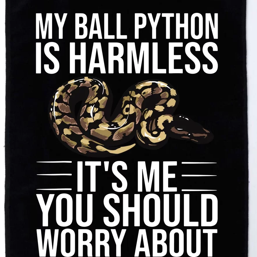 Funny Ball Python Design Snake Lover Men Women Boy Girl Platinum Collection Golf Towel