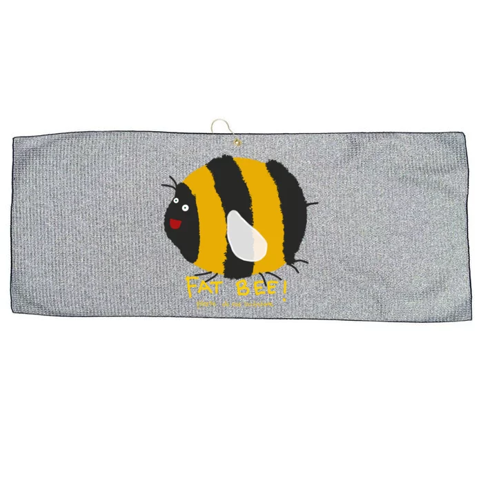 Fat Bee Please Do Not Body Shame Large Microfiber Waffle Golf Towel