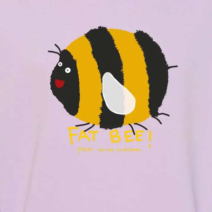 Fat Bee Please Do Not Body Shame Garment-Dyed Sweatshirt