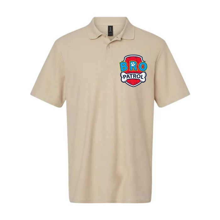 Funny Brother Patrol Dog Brother Softstyle Adult Sport Polo