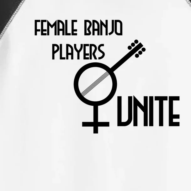 Female Banjo Players Unite Bluegrass Music Solidarity Gift Toddler Fine Jersey T-Shirt