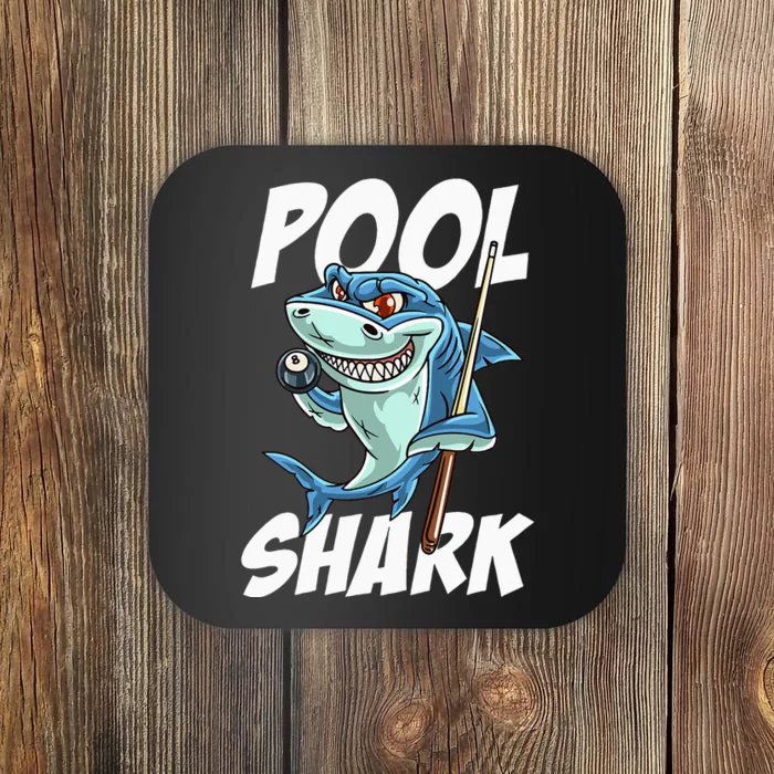 Funny Billiards Pool Shark Snooker Hall Joke Billiard Coaster