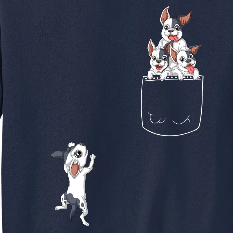 French Bulldog Pocket Tall Sweatshirt