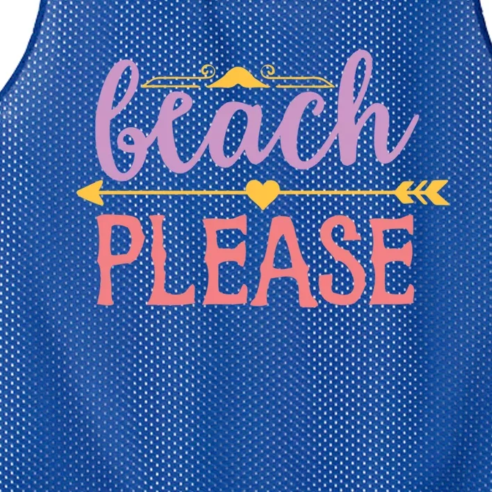 Funny Beach Please Summer Tan Sunbathing Summertime Design Meaningful Gift Mesh Reversible Basketball Jersey Tank