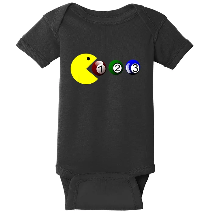 Funny Billiards Player Lover Snooker Gift Baby Bodysuit