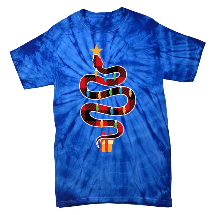 Funny Ball Python Christmas Tree Tee Xmas Ball Pythons Santa Great Gift Tie-Dye T-Shirt