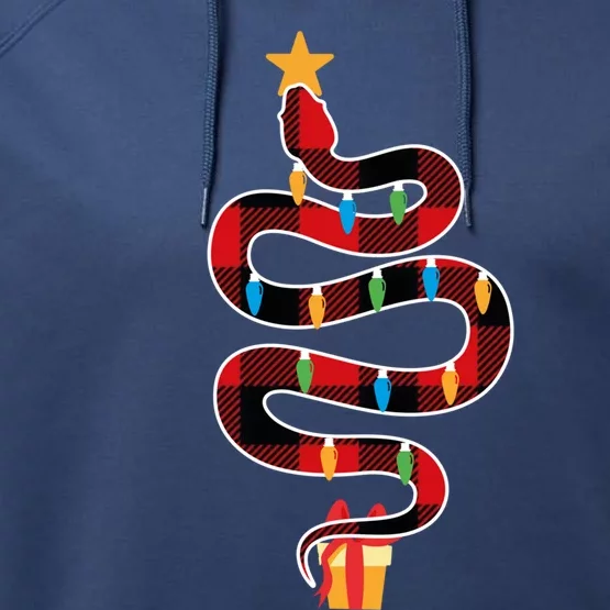 Funny Ball Python Christmas Tree Tee Xmas Ball Pythons Santa Great Gift Performance Fleece Hoodie