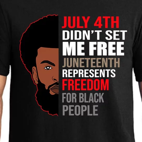 Freedom Black People Junenth Gift Pajama Set