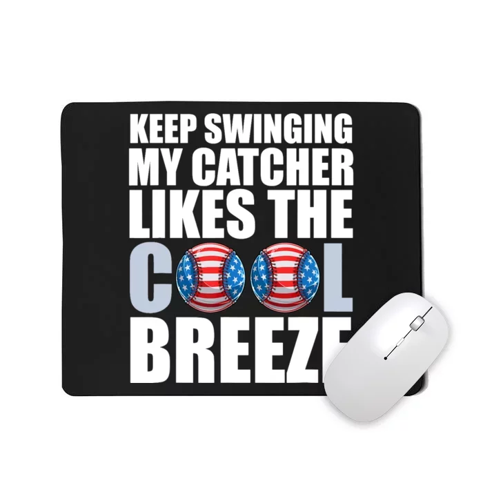 Funny Baseball Pitcher Pitching Mousepad