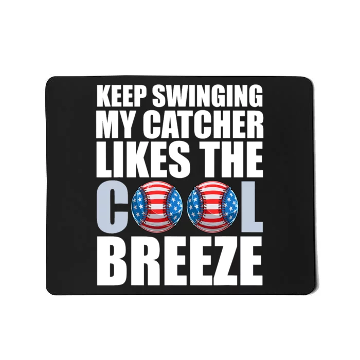 Funny Baseball Pitcher Pitching Mousepad