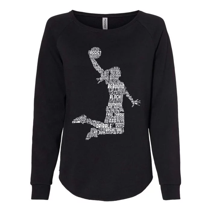 Female Basketball Player Womens California Wash Sweatshirt