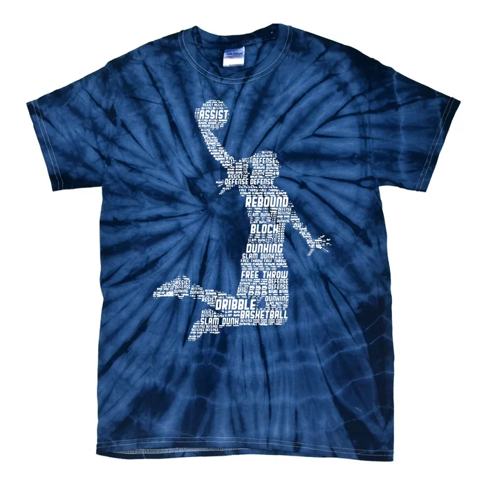 Female Basketball Player Tie-Dye T-Shirt