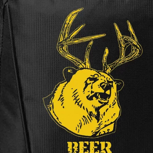 Funny Bear Plus Deer Equals Beer Deer Hunting USA Hunter City Backpack