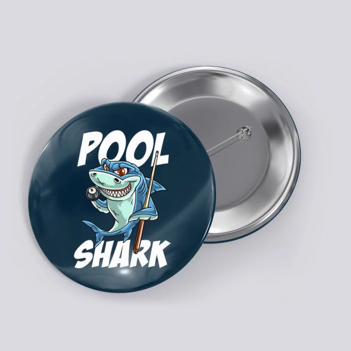 Funny Billiards Pool Shark Snooker Hall Joke Billiard Button