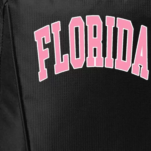 Florida Beach Preppy Pink City Backpack