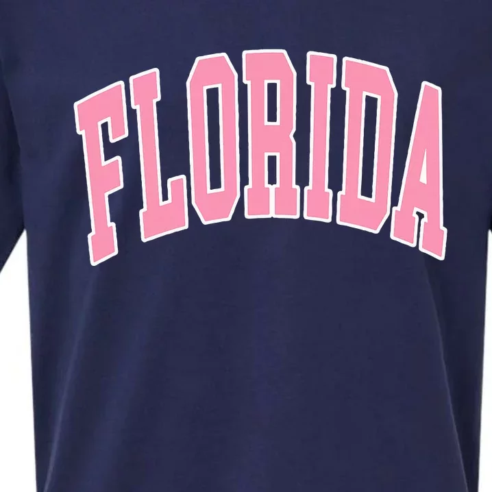 Florida Beach Preppy Pink Sueded Cloud Jersey T-Shirt