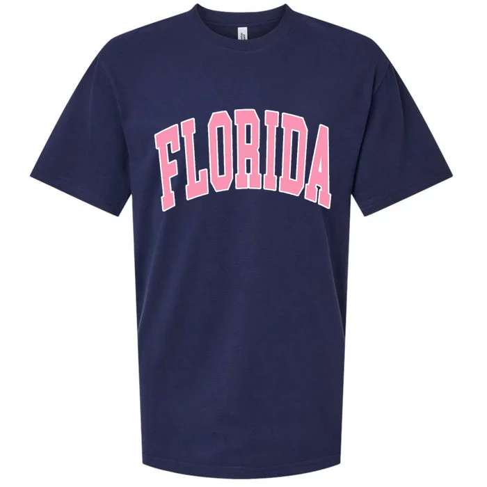 Florida Beach Preppy Pink Sueded Cloud Jersey T-Shirt