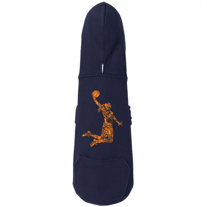 Female Basketball Player Doggie 3-End Fleece Hoodie