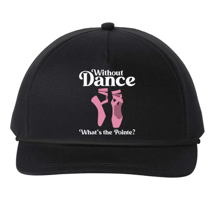 Funny Ballet Pointe For Ballerina Ballet Dancer Girl Women Snapback Five-Panel Rope Hat