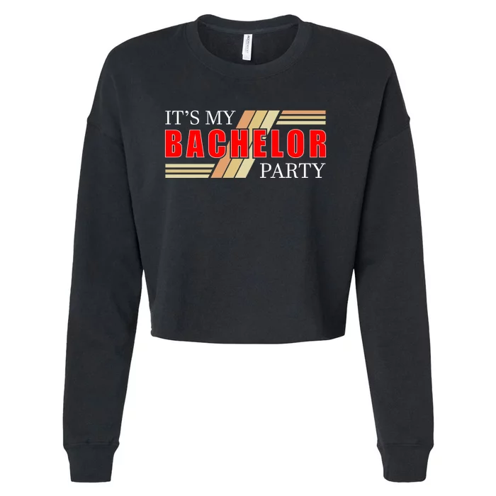 Funny Bachelor Party Graphic Cropped Pullover Crew