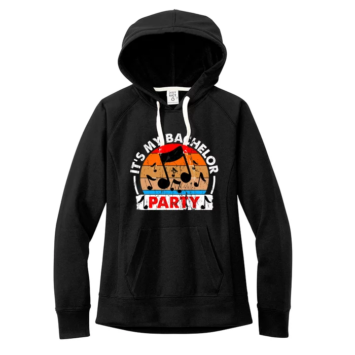 Funny Bachelor Party Graphic Women's Fleece Hoodie