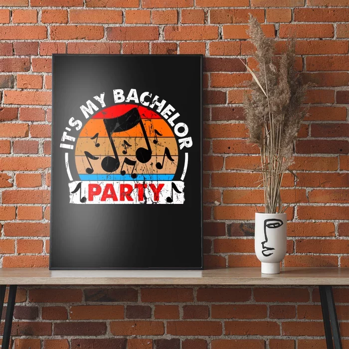 Funny Bachelor Party Graphic Poster