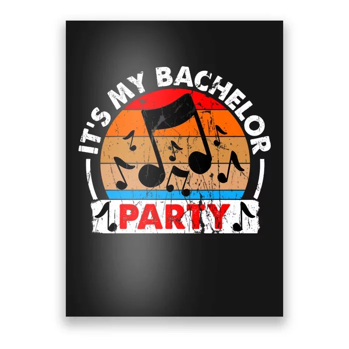 Funny Bachelor Party Graphic Poster