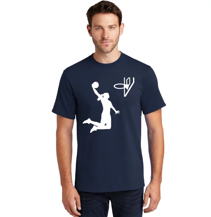 Female Basketball Player Tall T-Shirt