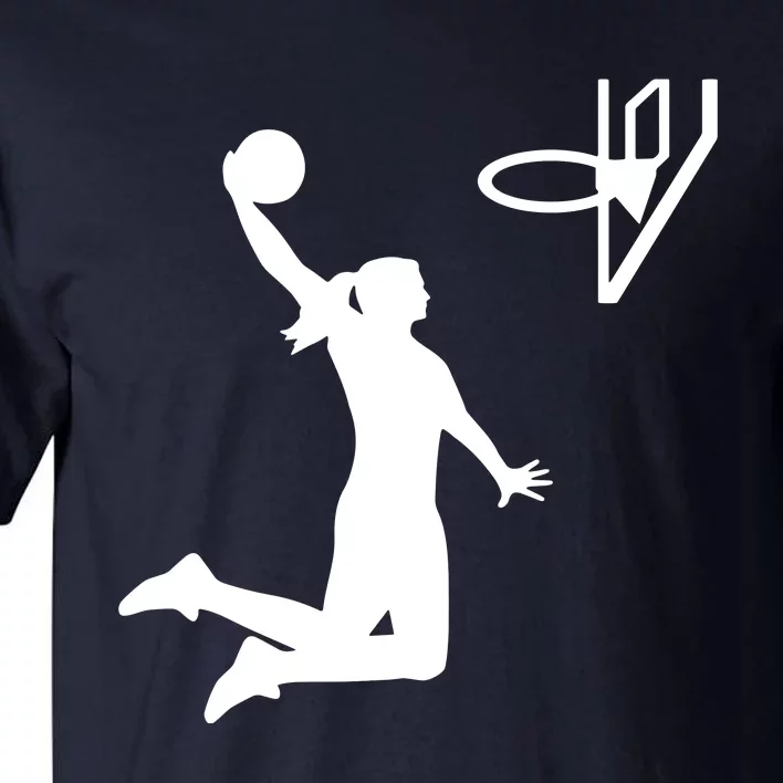 Female Basketball Player Tall T-Shirt