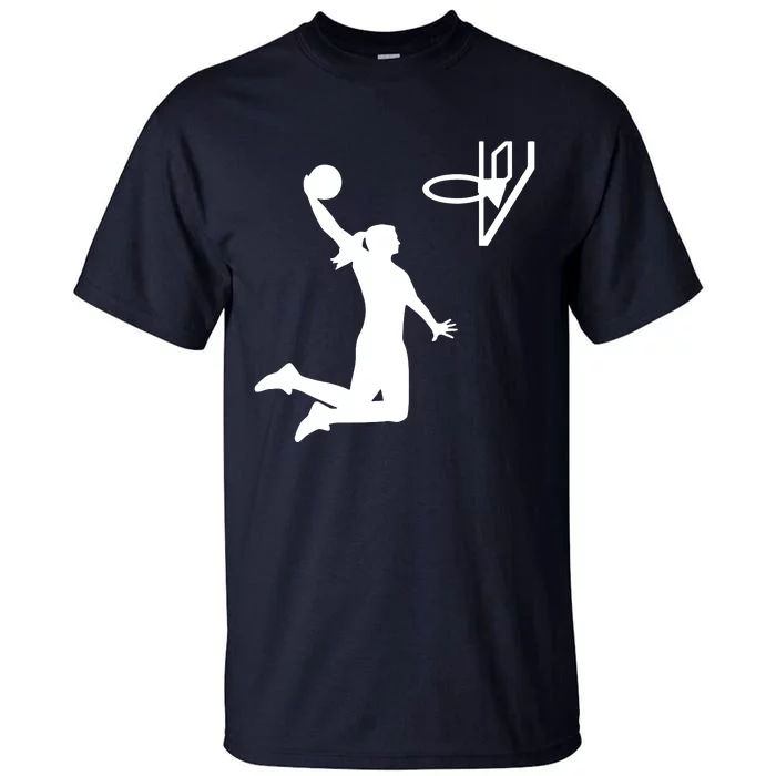 Female Basketball Player Tall T-Shirt