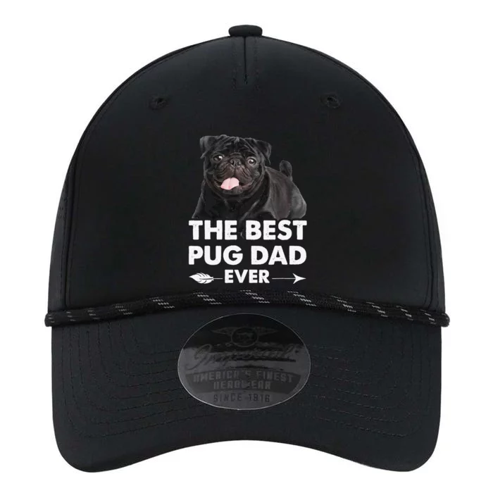 Funny Best Pug Dad Ever Black Pug Owner Fathers Day Performance The Dyno Cap