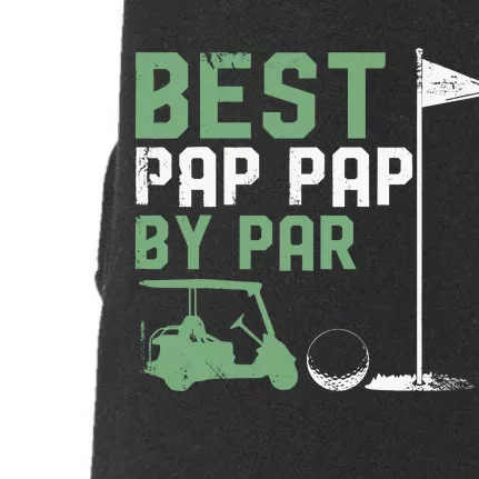 Funny Best Pap Pap By Par FatherS Day Golf Lover Golfer Doggie 3-End Fleece Hoodie