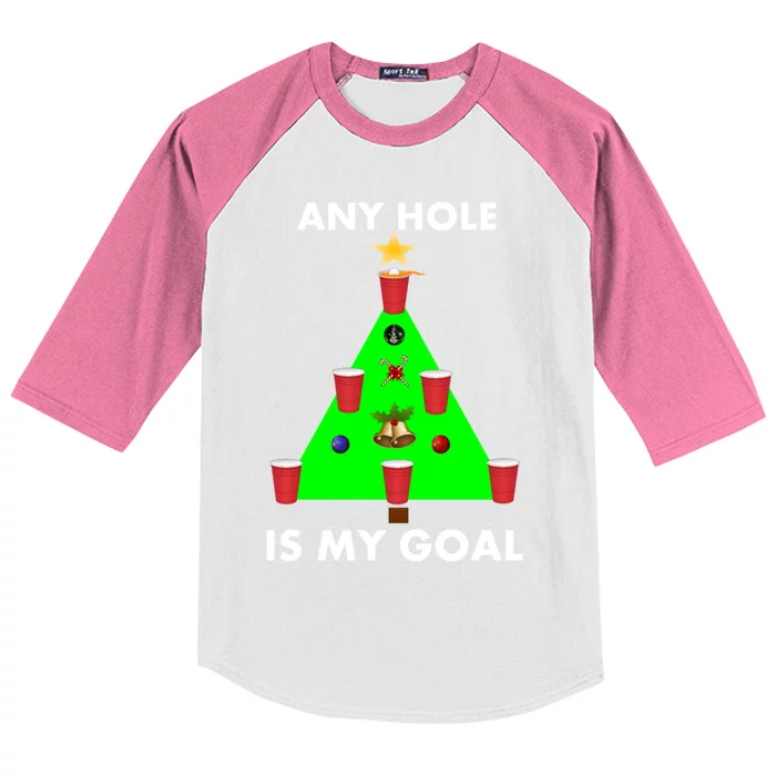 Funny Beer Pong Ugly Christmas Tree Ing Sweater Jumper Meaningful Gift Kids Colorblock Raglan Jersey