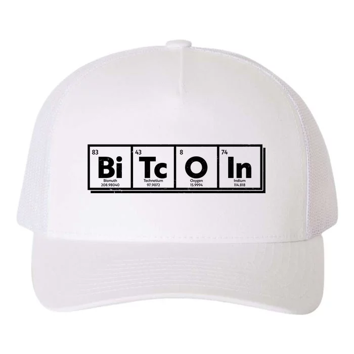 Funny Bitcoin Periodic Table Of Elements Yupoong Adult 5-Panel Trucker Hat