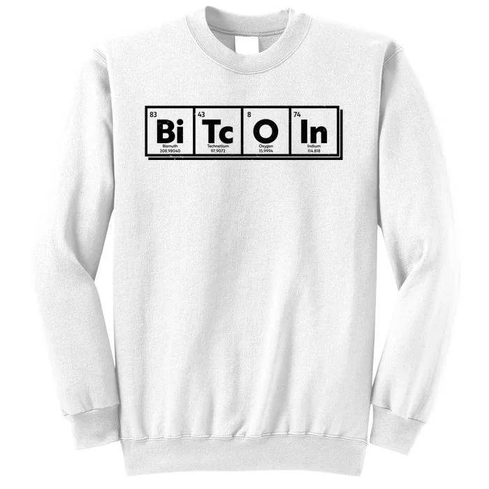 Funny Bitcoin Periodic Table Of Elements Sweatshirt