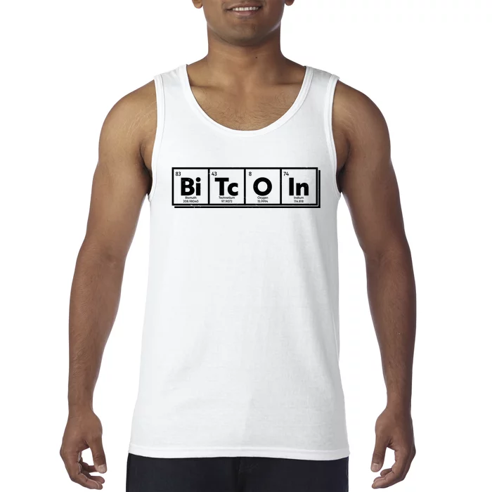 Funny Bitcoin Periodic Table Of Elements Tank Top