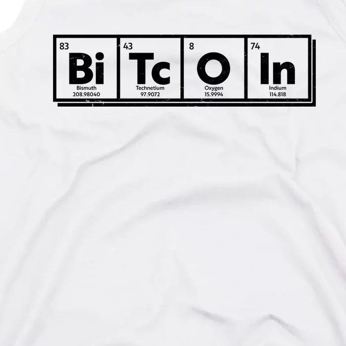 Funny Bitcoin Periodic Table Of Elements Tank Top