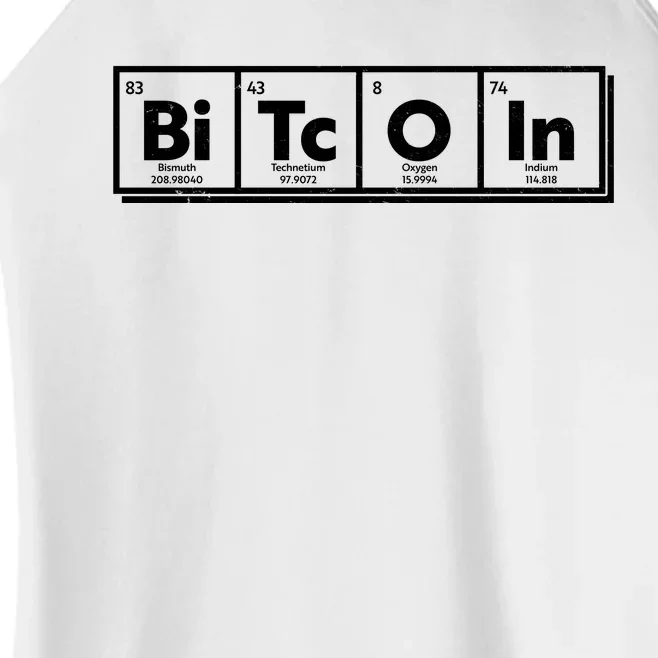 Funny Bitcoin Periodic Table Of Elements Women’s Perfect Tri Rocker Tank